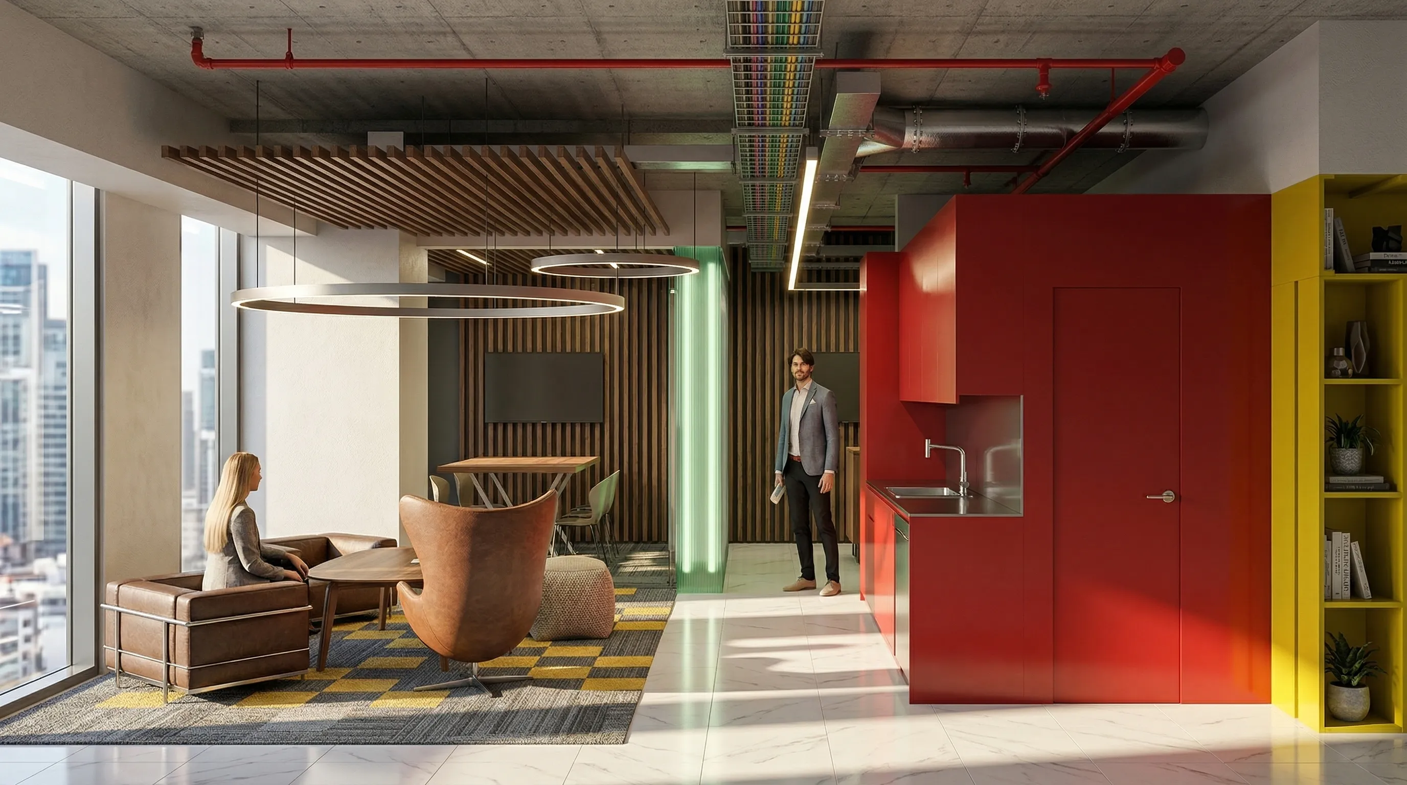 Render Corte transversal de 801 — PatagoniaBIM